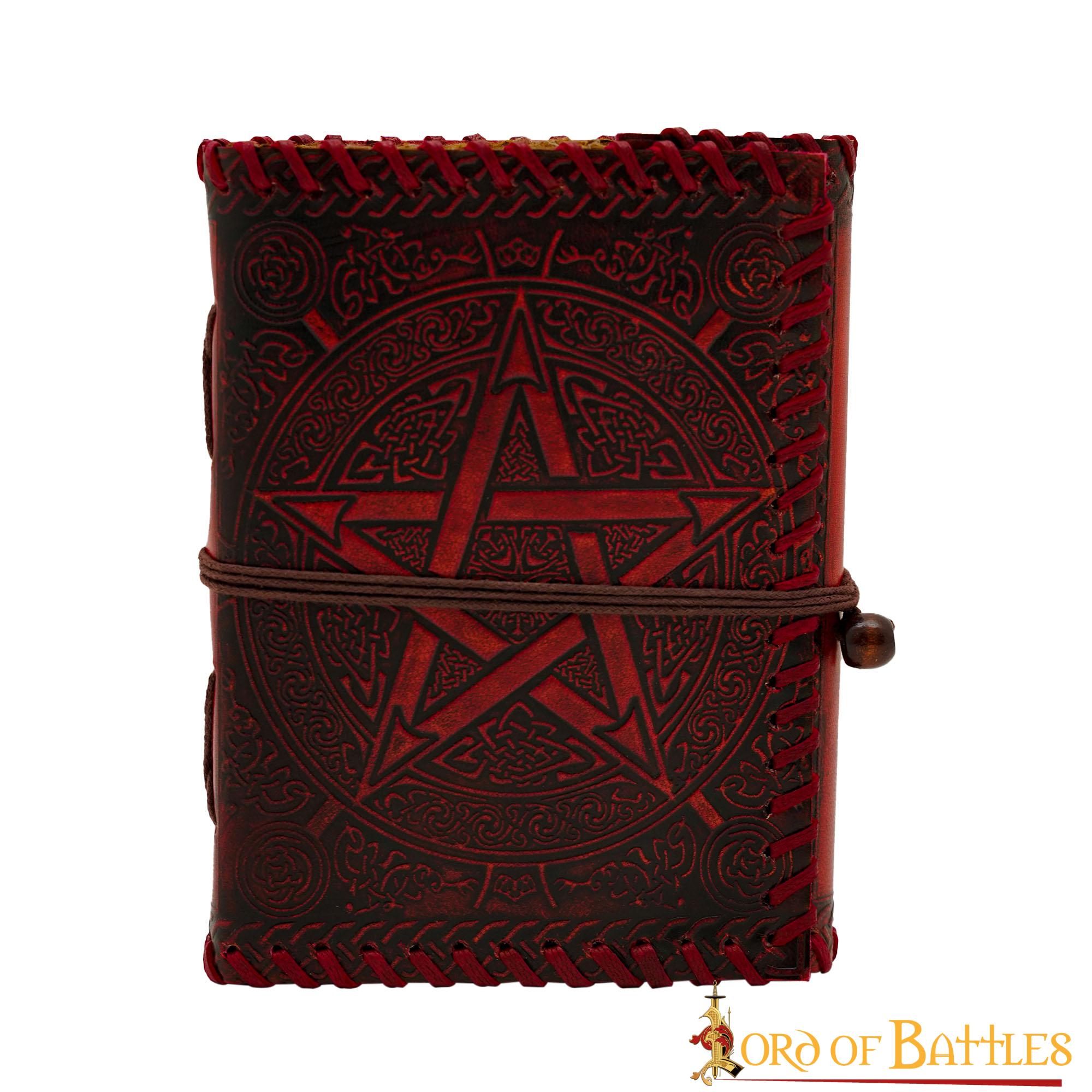 Carnet cuir "pentagramme" luxe