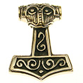 Pendentif Marteau de Thor - bronze LF07