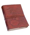 Carnet cuir "dragon"