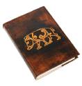 Carnet cuir "sanglier"
