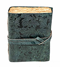 Carnet cuir "grimoire"