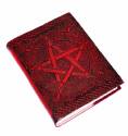 Carnet cuir "pentagramme"