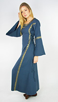 Robe mdivale 4066 bleue