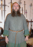 Haubergeon en maille rivet�e ronde 8mm<br>(non galvanis�)