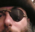 Cache-oeil en cuir