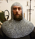Camail en maille rivet�e ronde<br>(galvanis�)