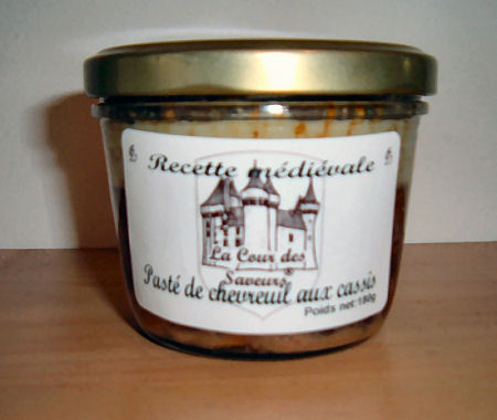 Past� de chevreuil aux cassis (180g)