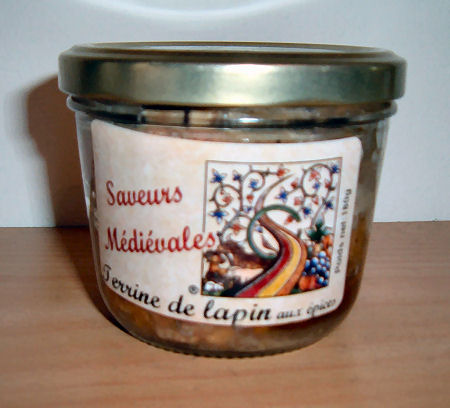 Past� de lapin aux �pices (180g)