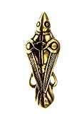 Broche corbeau bronze LF21