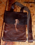 Sacoche simple en cuir