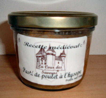 Past� de poulet � l'hysope (180g)