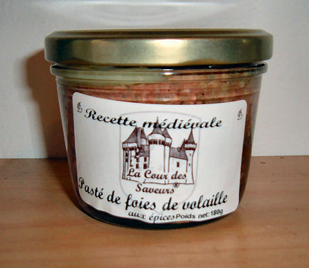 Past� de foies de volailles aux �pices (180g)